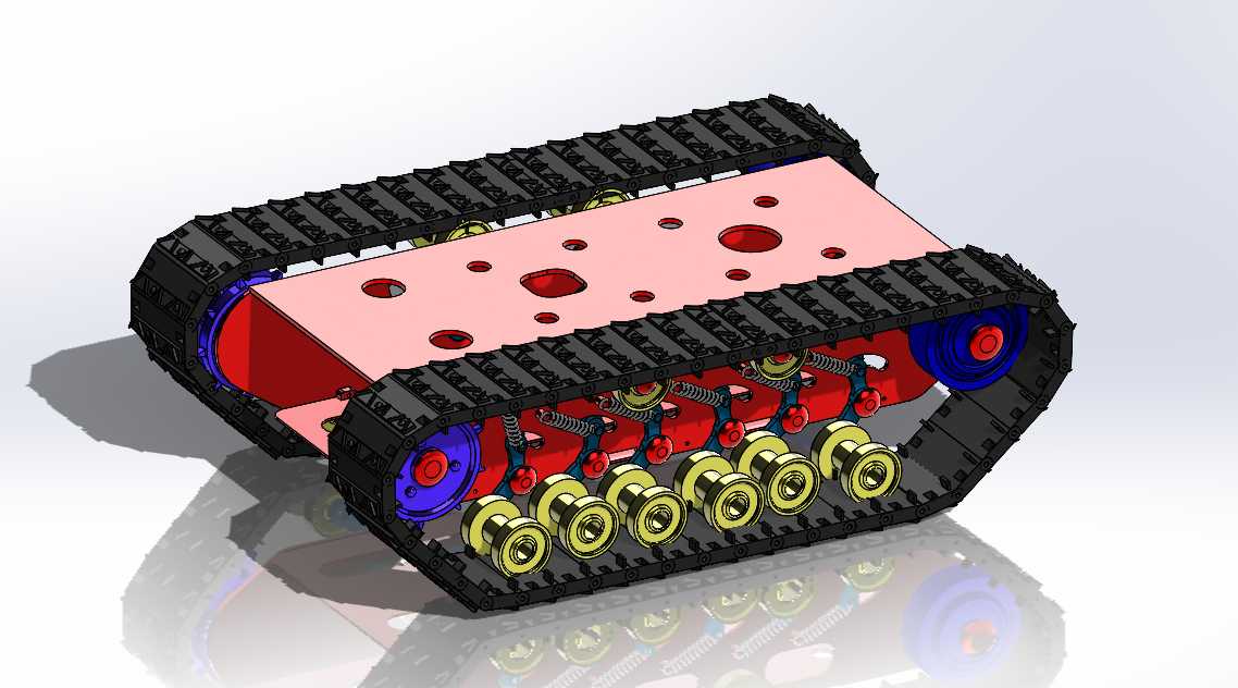Tank Chassis CAD Assembly