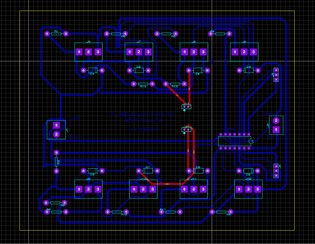 H-bridge PCB