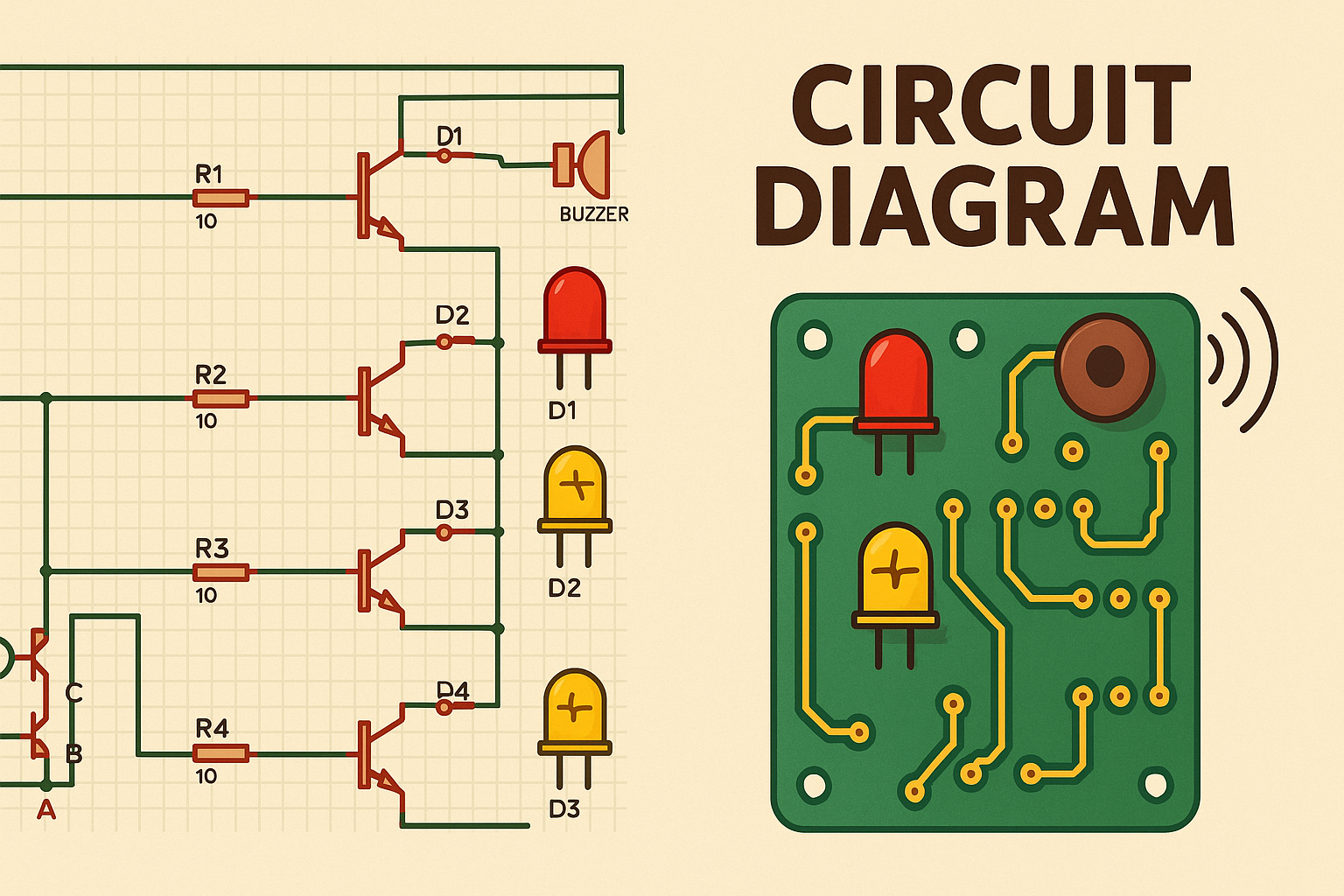Water Level Indicator - PCB